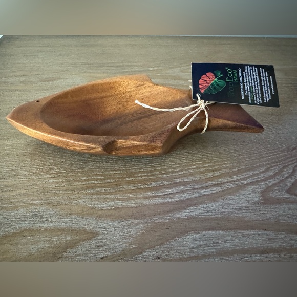 🐟 Monkeypod Hardwood Dish - Picture 6 of 7